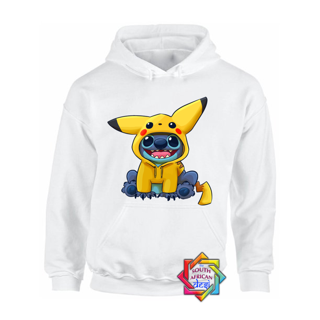 Stitch and pikachu outlet hoodie