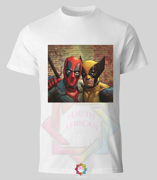 WOLVERINE AND DEADPOOL INSPIRED T-SHIRT 019