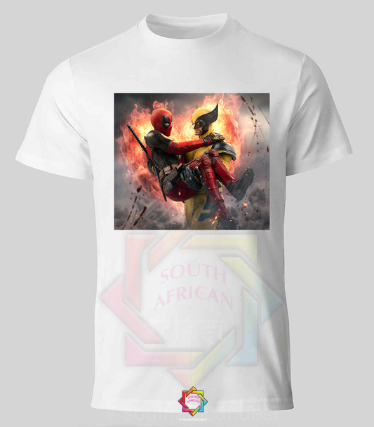 WOLVERINE AND DEADPOOL INSPIRED T-SHIRT 040