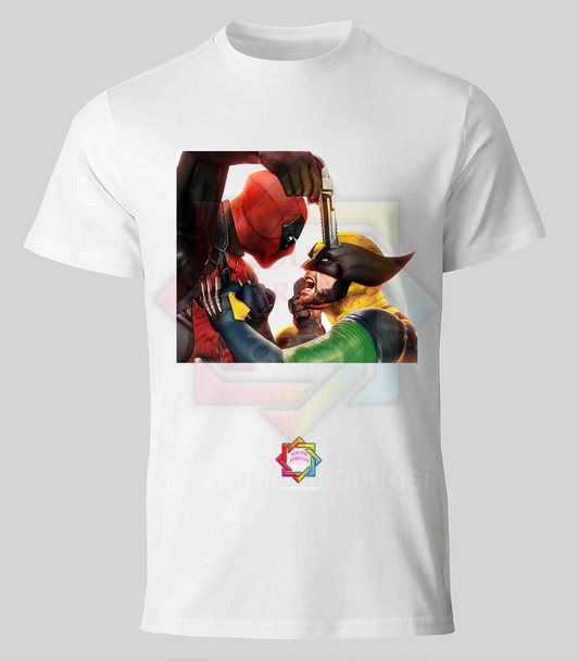 WOLVERINE AND DEADPOOL INSPIRED T-SHIRT 062