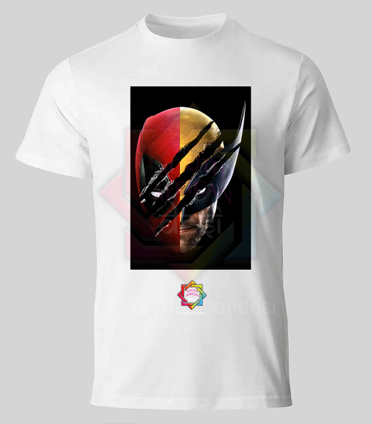 WOLVERINE AND DEADPOOL INSPIRED T-SHIRT 085