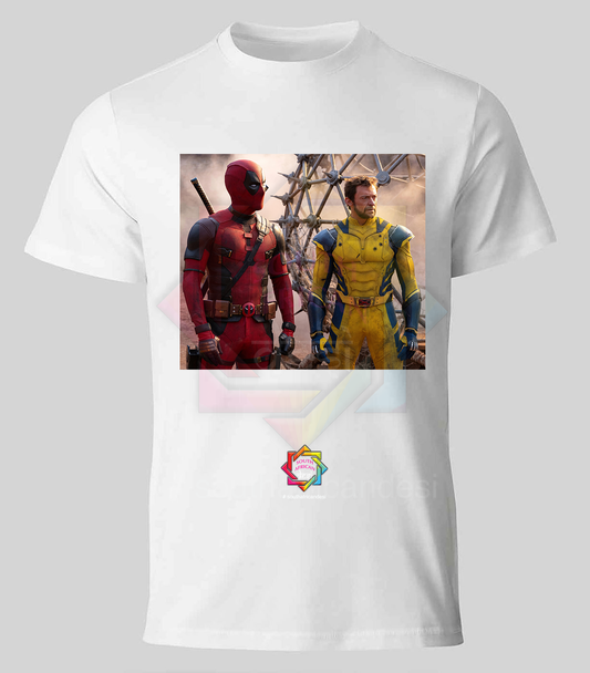 WOLVERINE AND DEADPOOL INSPIRED T-SHIRT 087