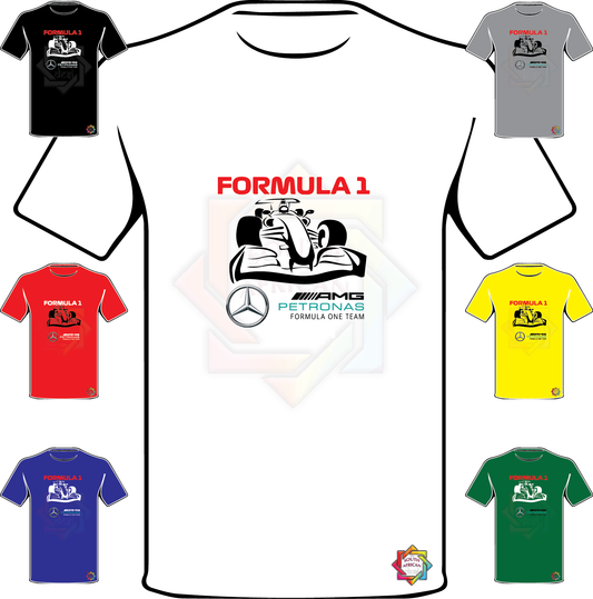 FORMULA 1 INSPIRED  • AMG PETRONAS HEART BEAT T SHIRT