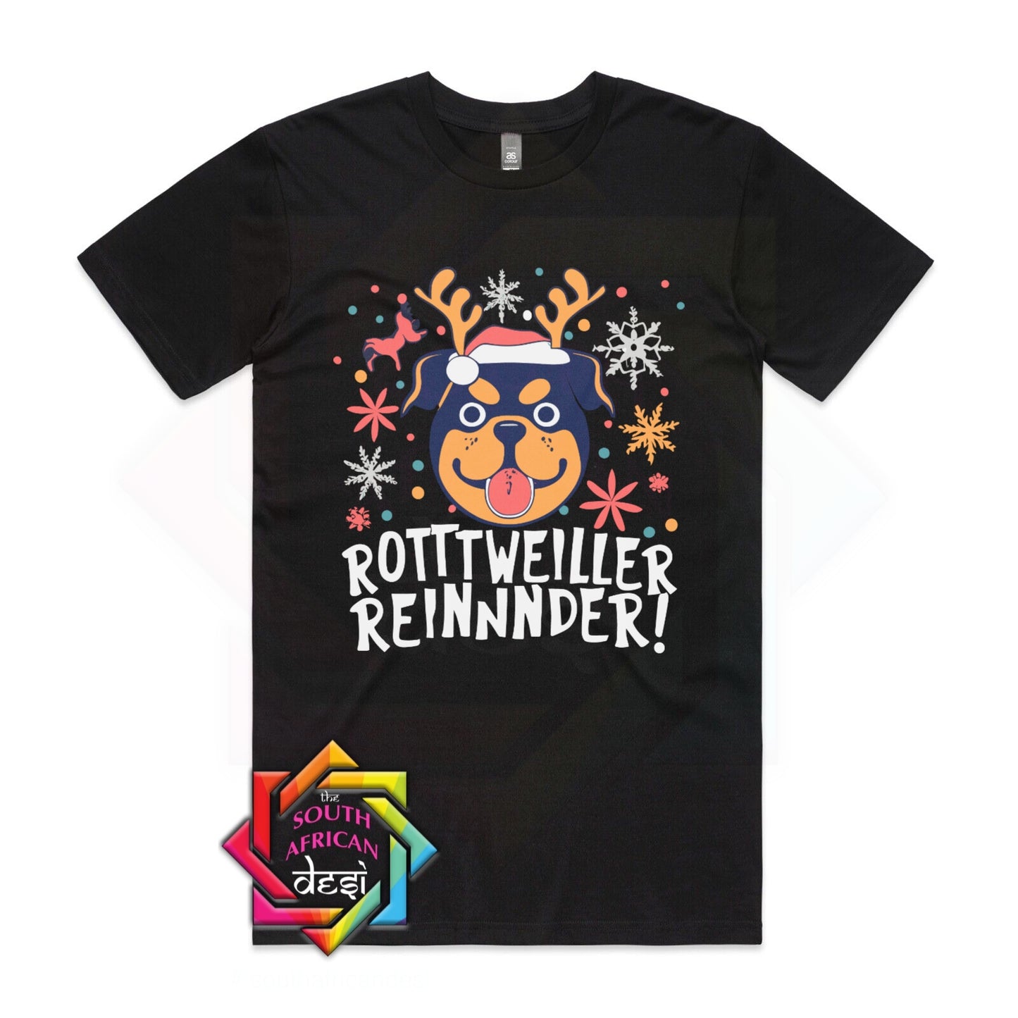 Rottweiler Reindeer - Christmas T-shirt