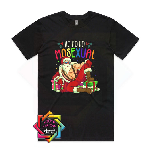 HO HO HO HOMOSEXUAL - SANTA - PRIDE | LGBTQ+ T SHIRT