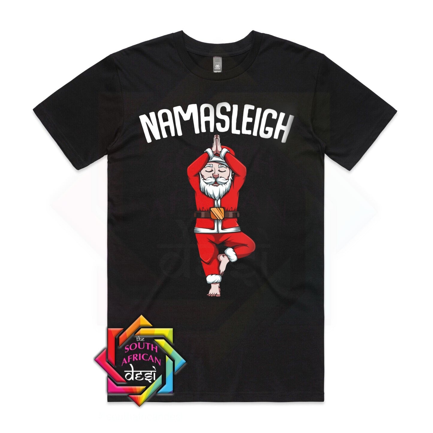 Namasleigh - Yoga Santa - Christmas T-shirt