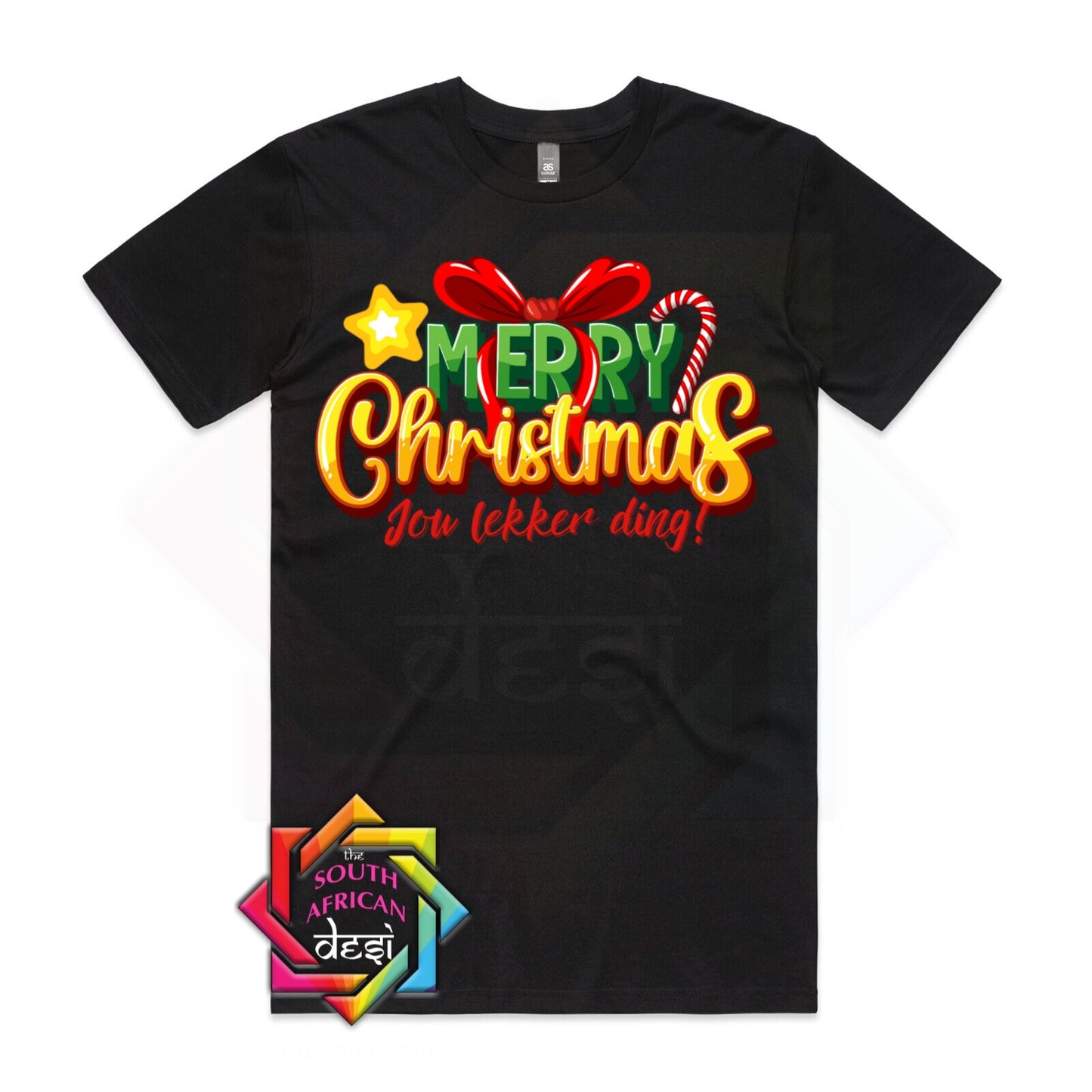 MERRY CHRISTMAS JOU LEKKER DING T-SHIRT