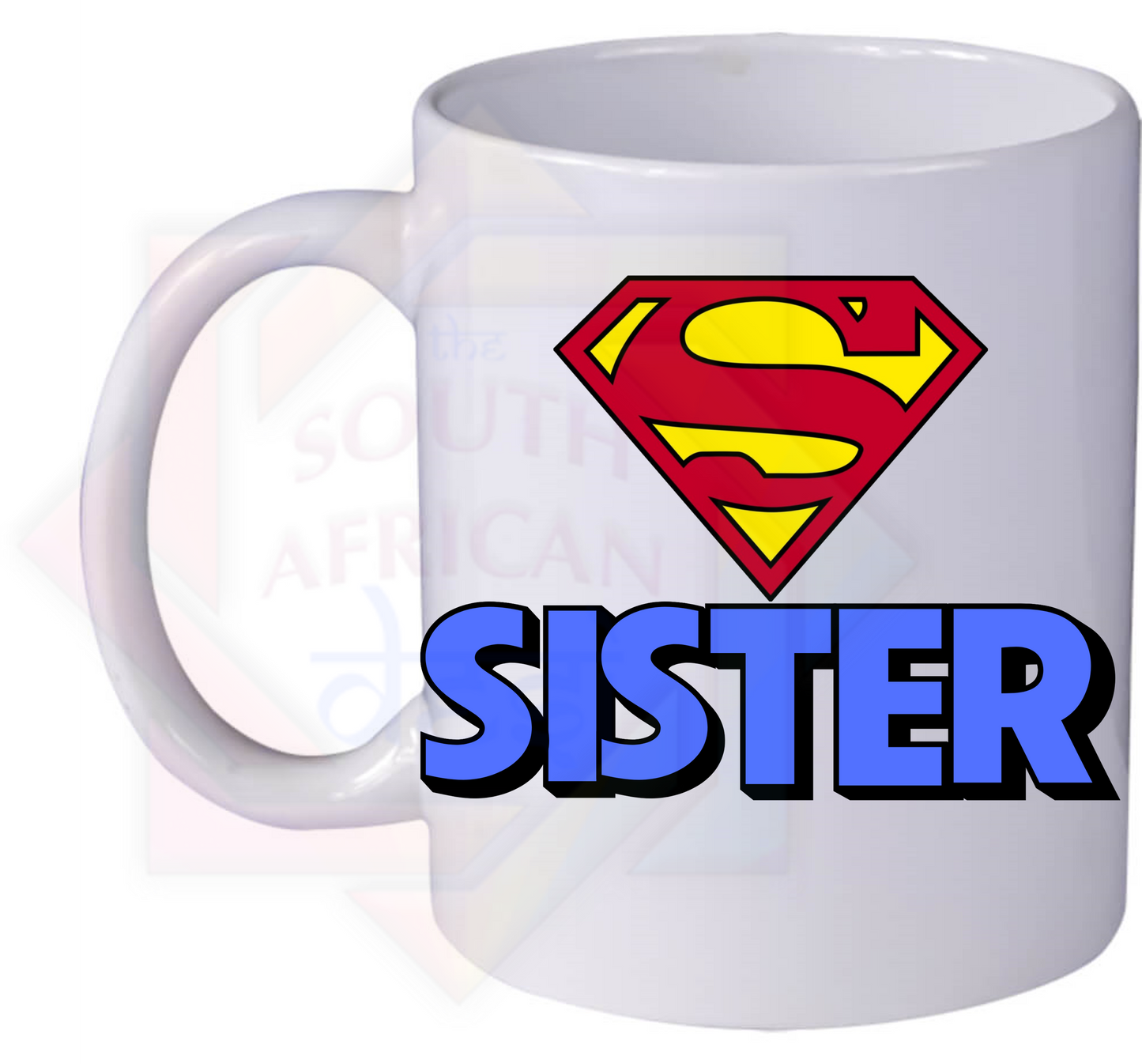 Super Man Inspired Sibling Gift Mug