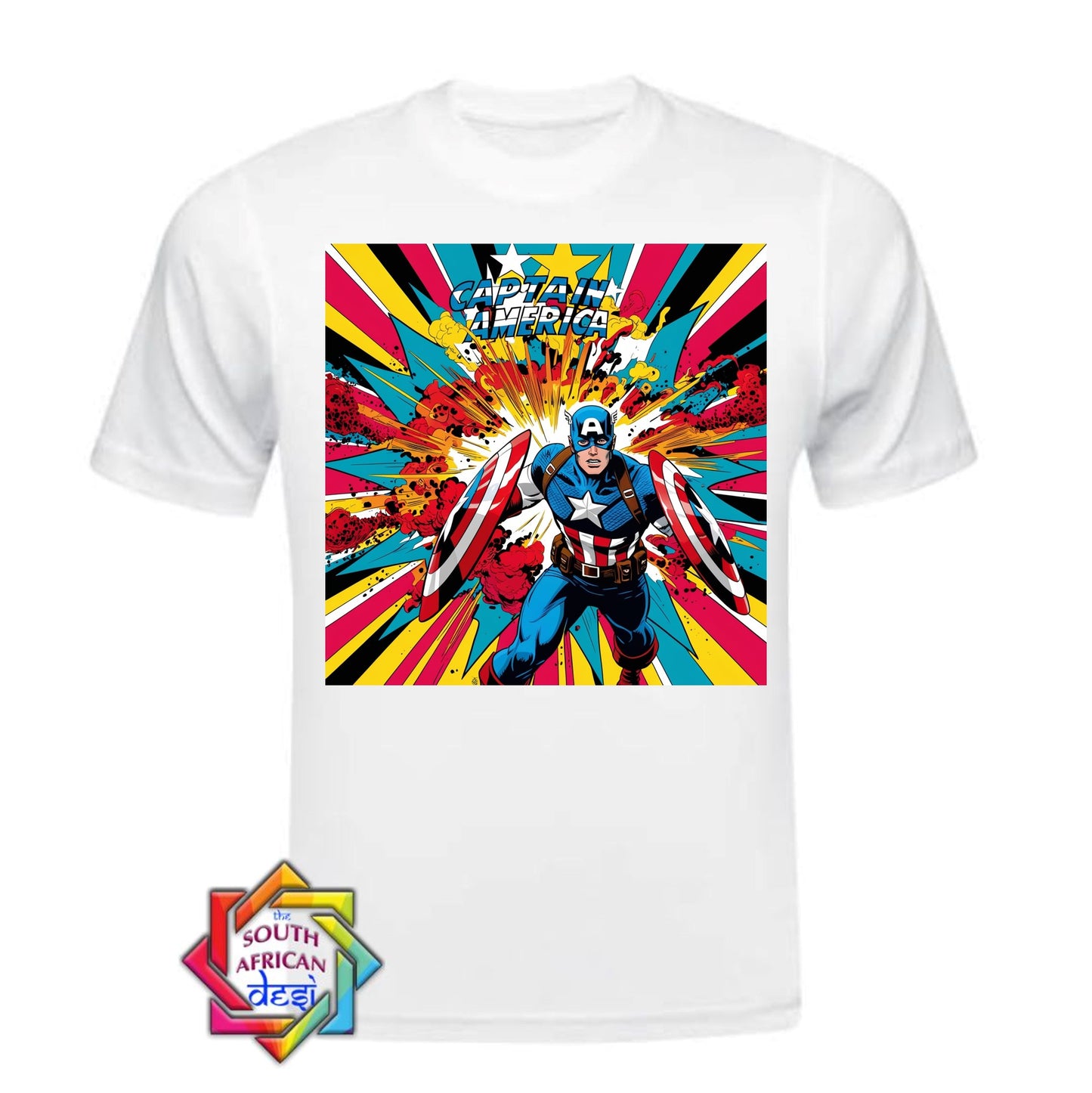 CAPTAIN AMERICA INSPIRED T-SHIRT