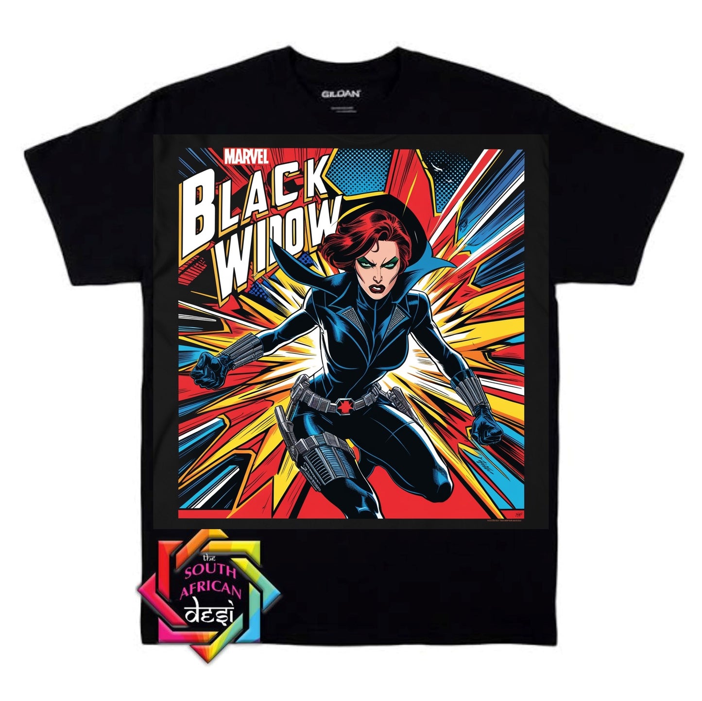 BLACK WIDOW INSPIRED T-SHIRT