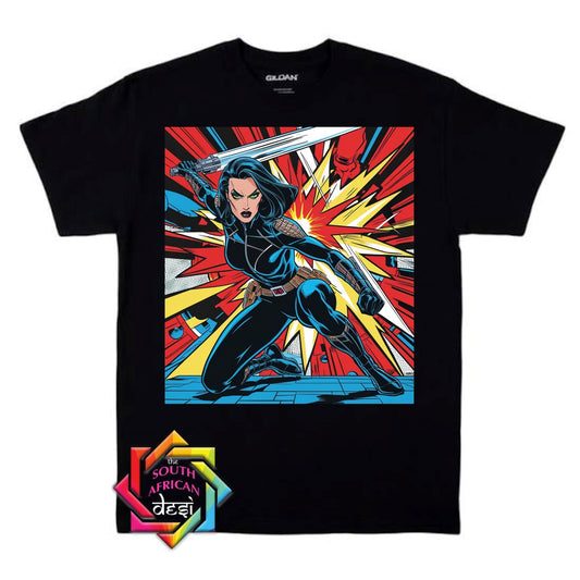 BLACK WIDOW INSPIRED T-SHIRT