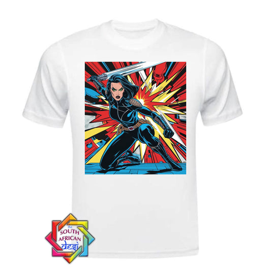 BLACK WIDOW INSPIRED T-SHIRT