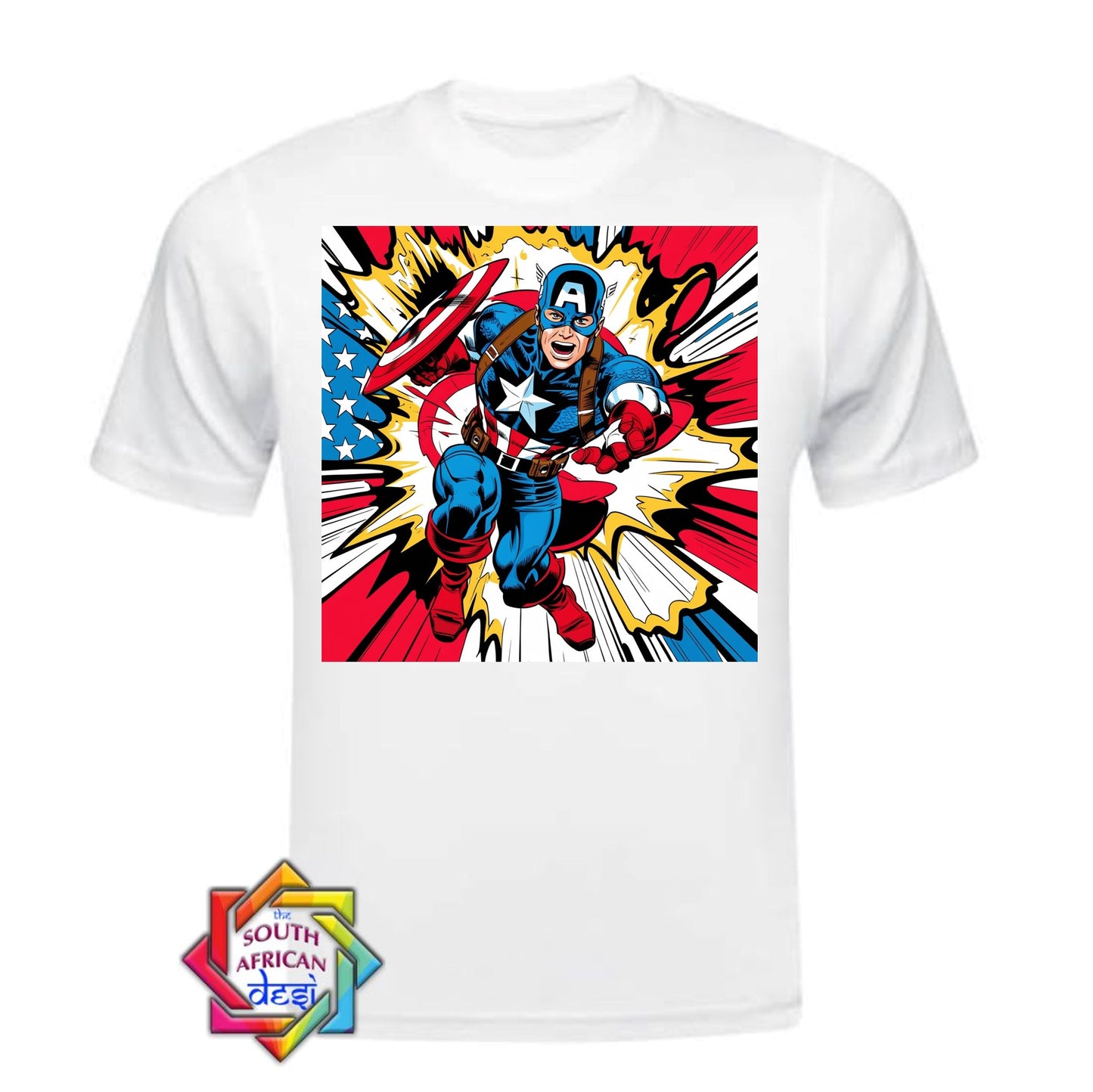 CAPTAIN AMERICA INSPIRED T-SHIRT