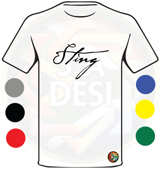 STING INSPIRED T-SHIRT 2025 S12