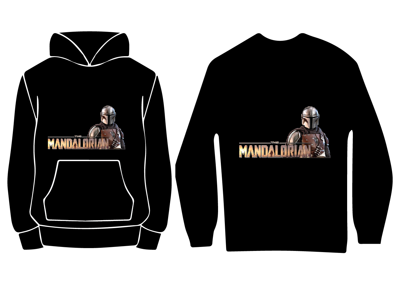 THE MANDALORIAN INSPIRED NEW HOODIE SWEATER 01