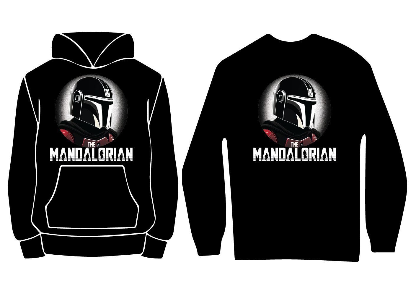 THE MANDALORIAN INSPIRED NEW HOODIE SWEATER 06