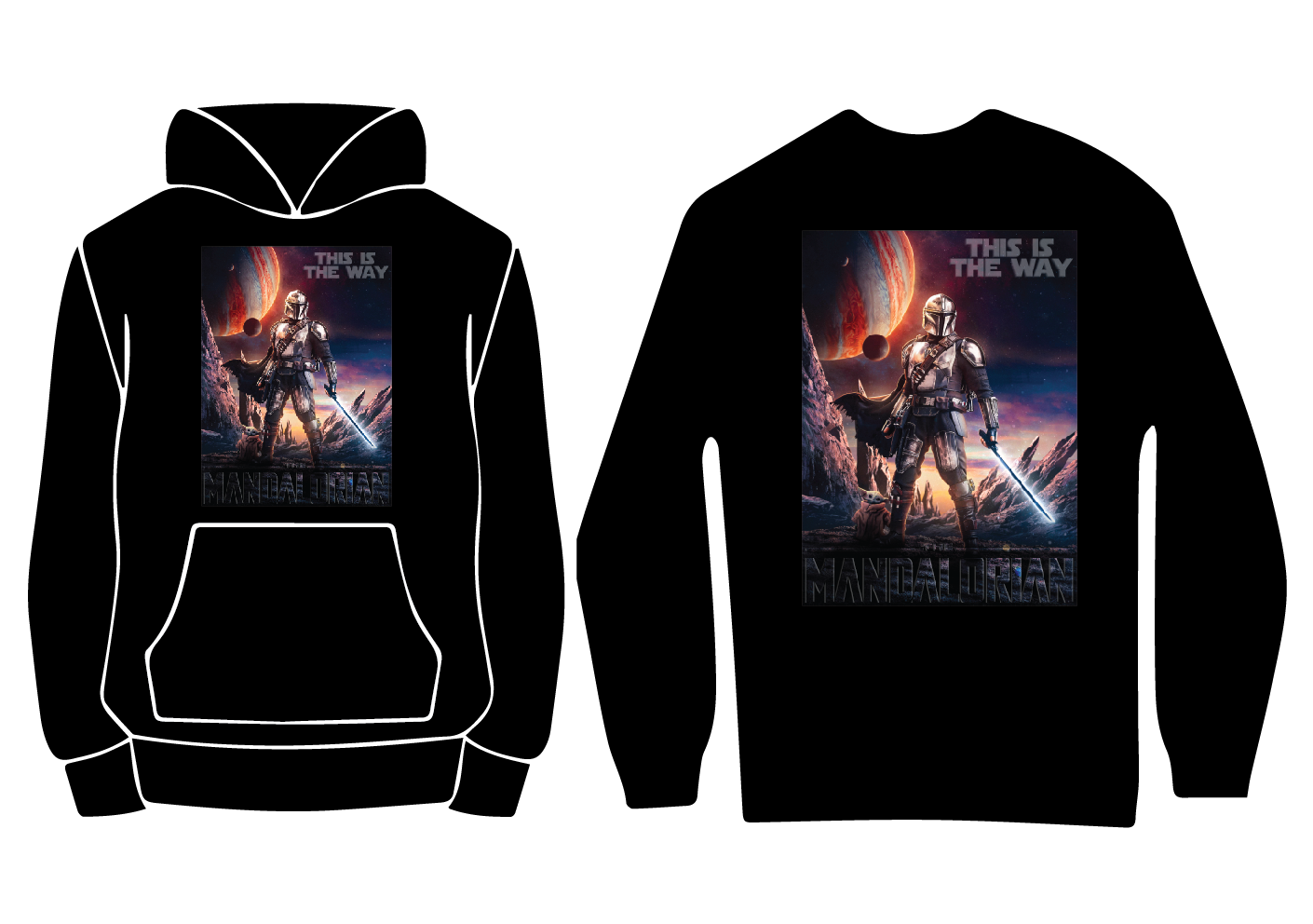 THE MANDALORIAN INSPIRED NEW HOODIE SWEATER 10