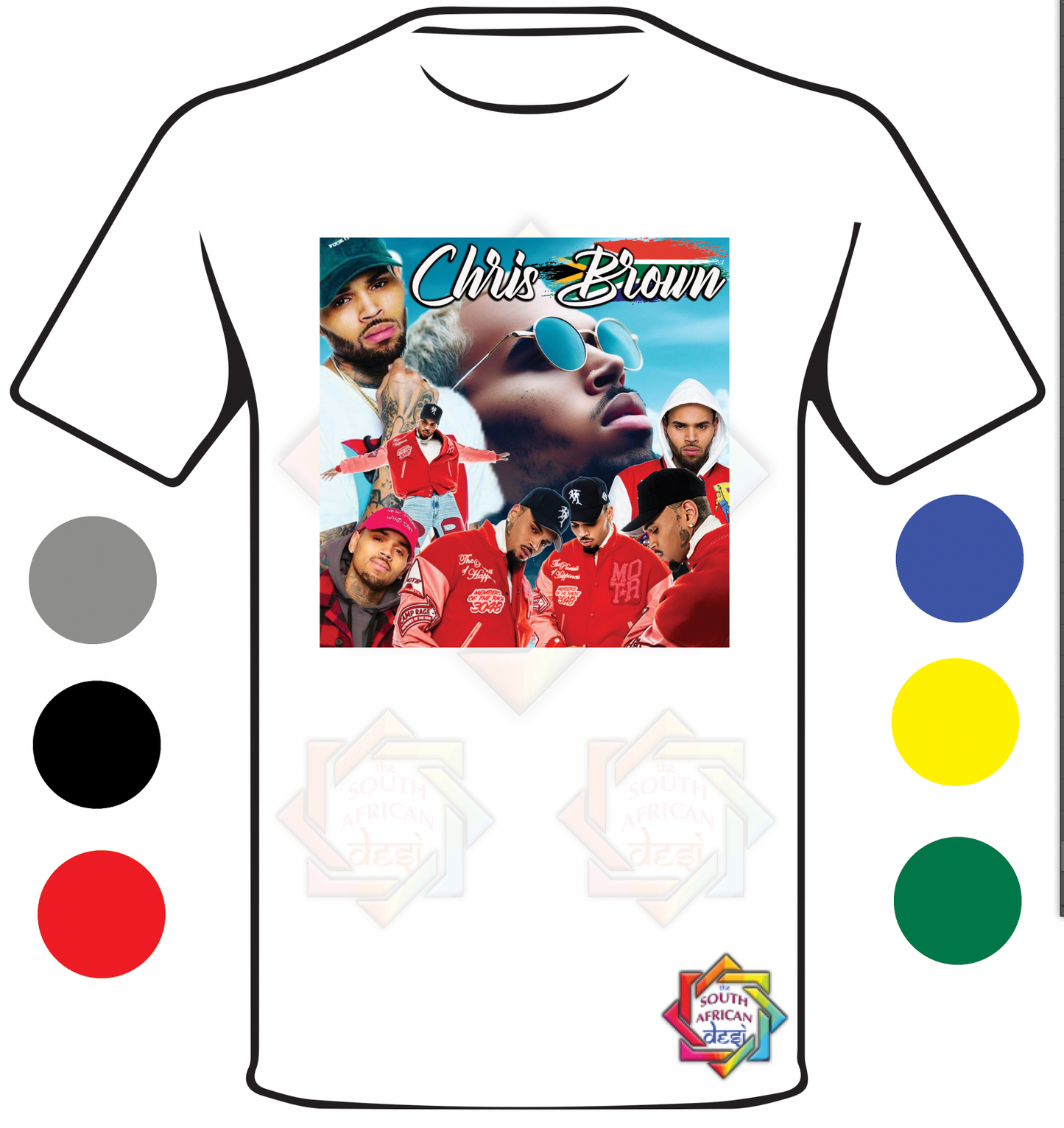 CHRIS BROWN 11:11 SA TOUR INSPIRED T-SHIRT