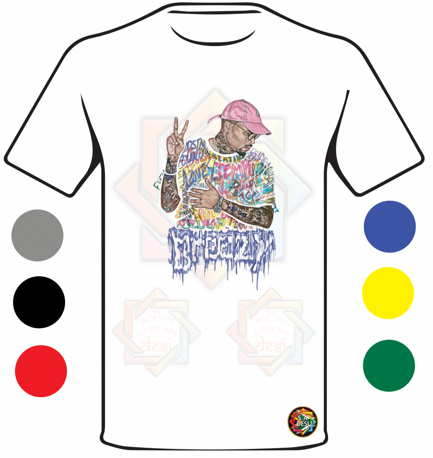 CHRIS BROWN 11:11 SA TOUR INSPIRED T-SHIRT A