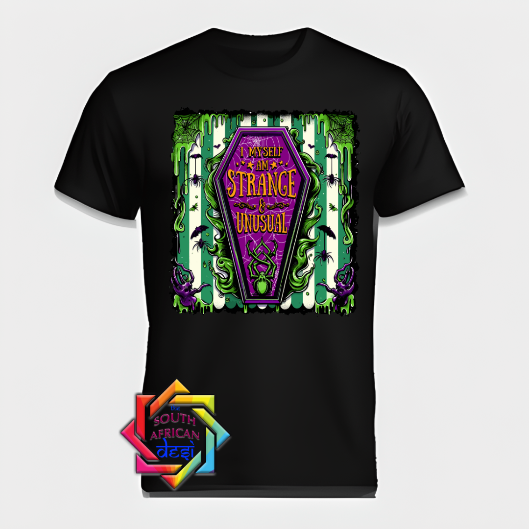 I MYSELF AM STRANGE AND UNUSUAL | BEETLEJUICE INSPIRED T-SHIRT