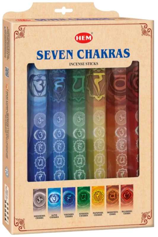 7 CHAKRA AGARBATHI / INCENSE SET