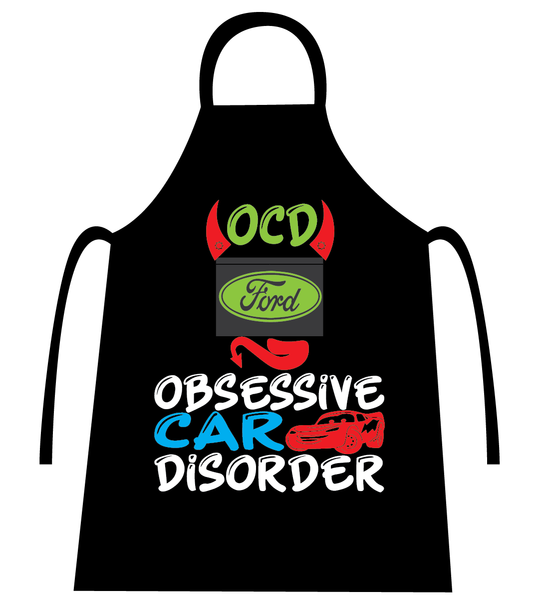 FORD INSPIRED OCD ENTHUSIAST APRON