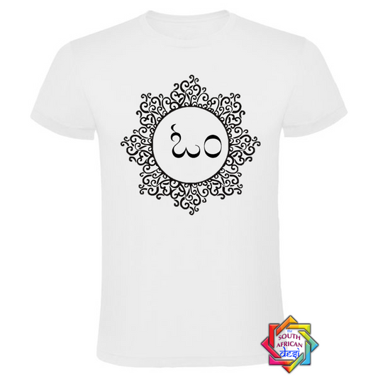 TELEGU AUM MANDALA T SHIRT