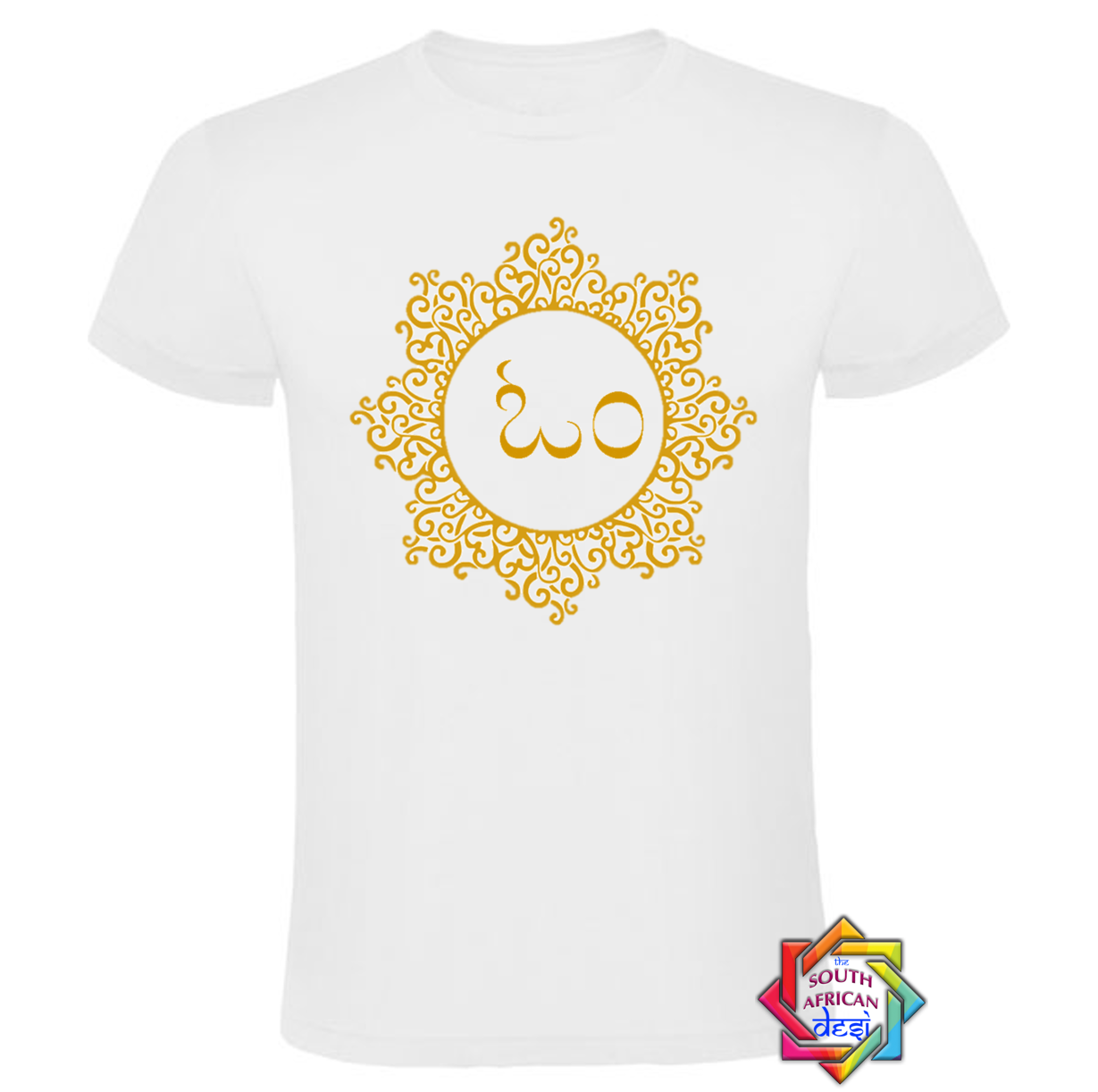 TELEGU AUM MANDALA T SHIRT