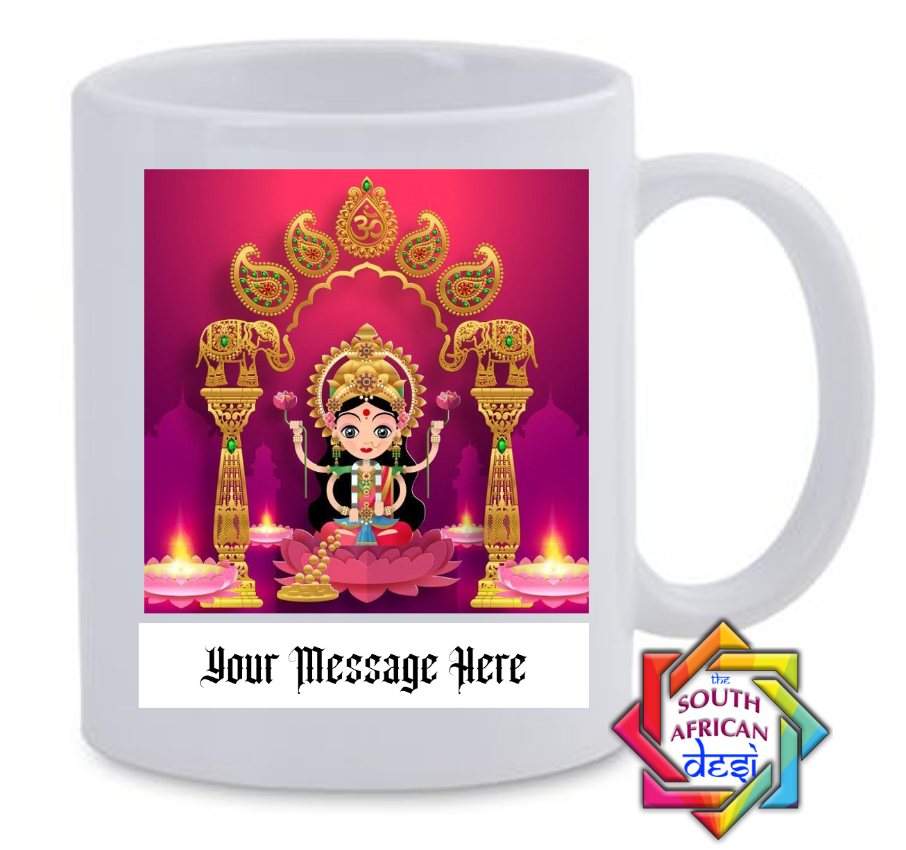 Diwali Maa Lakshmi Mug - Add Your Message