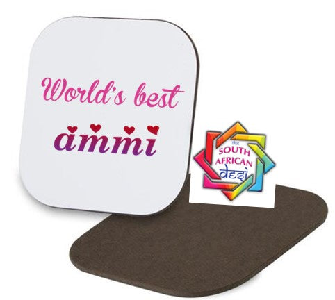 WORLD'S BEST AMMI Coaster | MOTHERS DAY