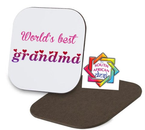 WORLD'S BEST GRANDMA Coaster | MOTHERS DAY