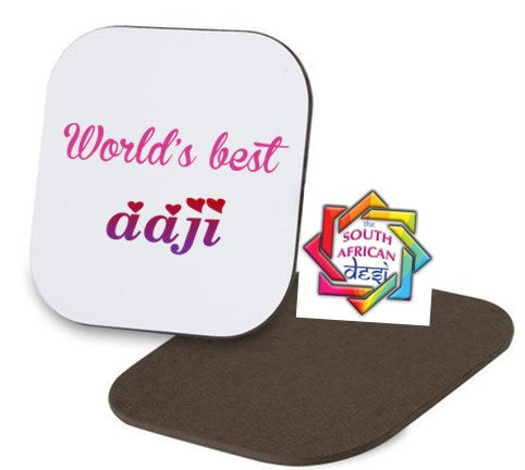 WORLD'S BEST AAJI Coaster | MOTHERS DAY