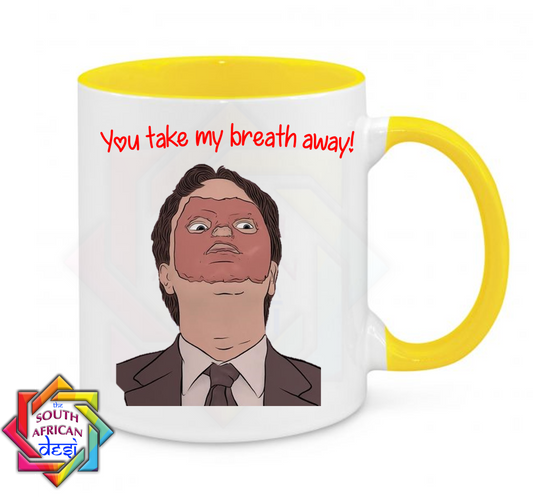 YOU TAKE MY BREATHE AWAY! | THE OFFICE INSPIRED | VALENTINES DAY MUG