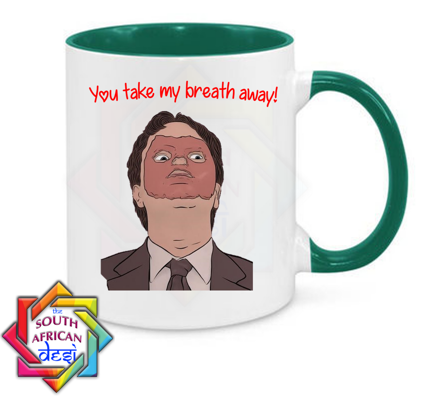 YOU TAKE MY BREATHE AWAY! | THE OFFICE INSPIRED | VALENTINES DAY MUG