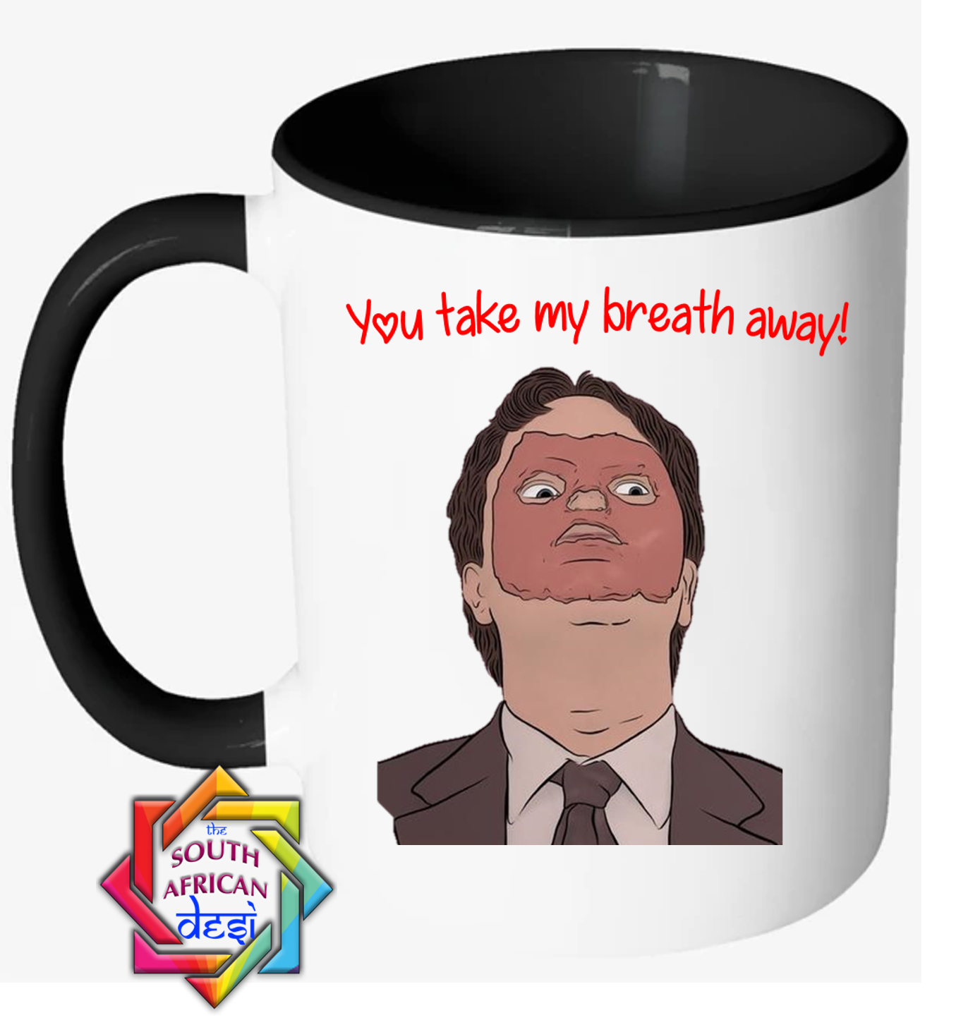 YOU TAKE MY BREATHE AWAY! | THE OFFICE INSPIRED | VALENTINES DAY MUG