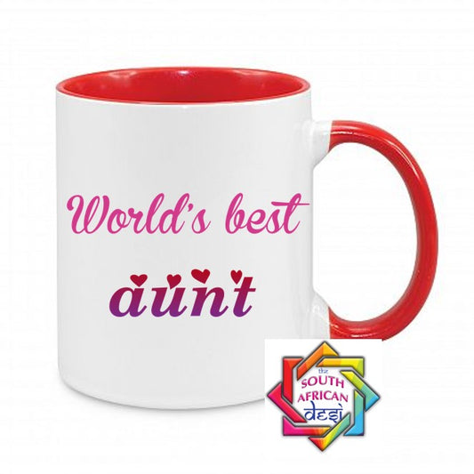 WORLD'S BEST AUNT MUG || MOTHERS DAY