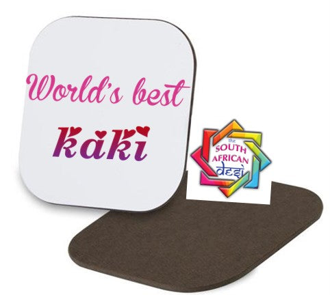 WORLD'S BEST KAKI Coaster | MOTHERS DAY