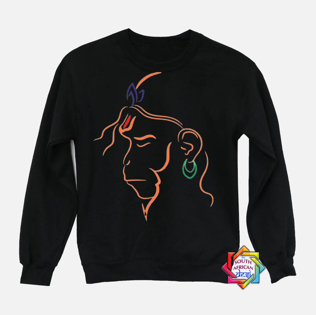 HANUMAN BABA FACE HOODIE/SWEATER | UNISEX