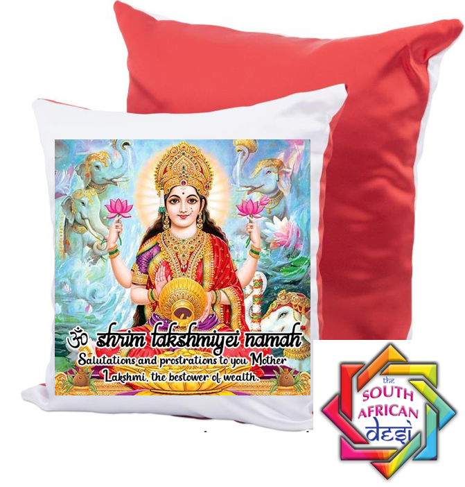 Lakshmi Mantra Cushion