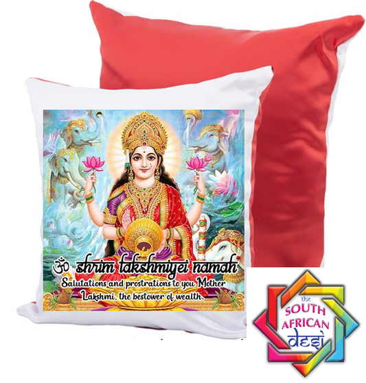 Lakshmi Mantra Cushion