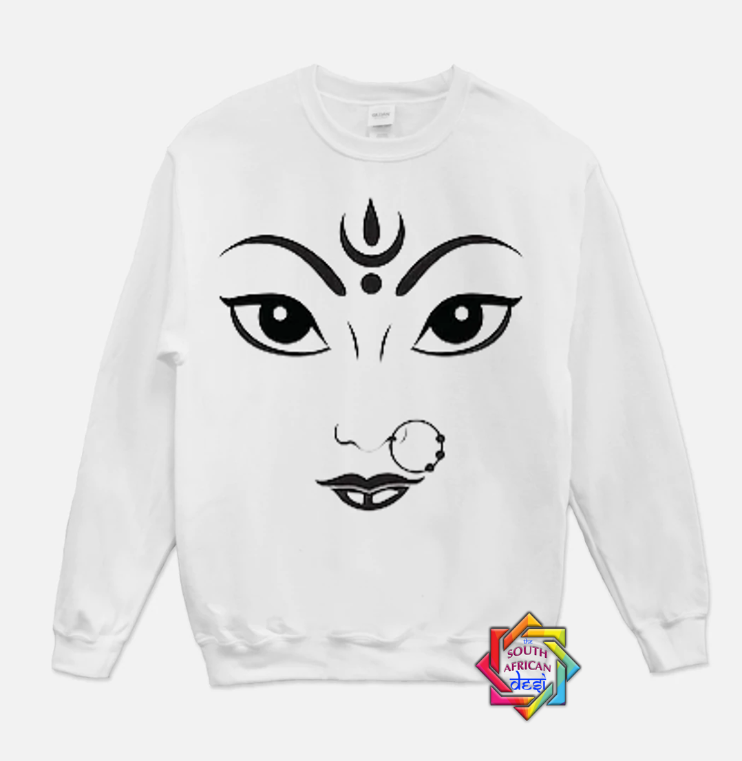 DURGA MAA FACE HOODIE/SWEATER | UNISEX