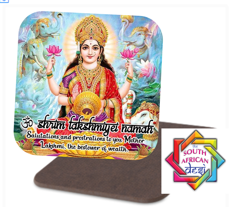 Lakshmi Mantra Coaster