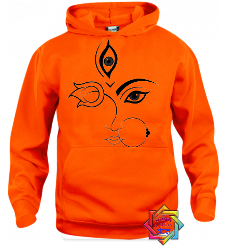 DURGA MAA FACE WITH LOTUS FLOWER HOODIE/SWEATER | UNISEX