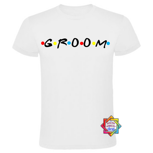 GROOM - FRIENDS FONT T-SHIRT