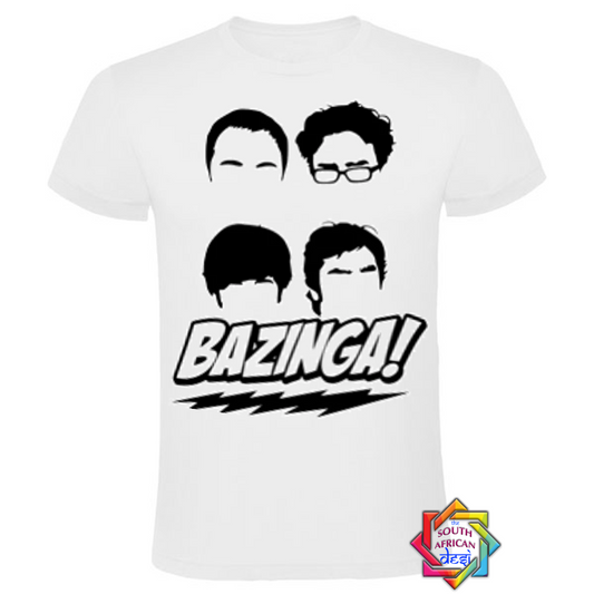 SHELDON LEONARD RAJ HOWARD BAZINGA | BIG BANG THEORY INSPIRED T SHIRT