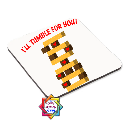 I'LL TUMBLE FOR YOU COASTER OR MAGNET | VALENTINES DAY