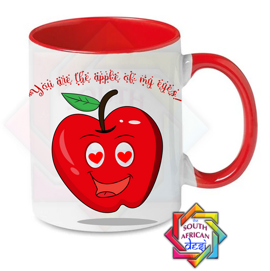 YOU ARE THE APPLE OF MY EYES MUG | VALENTINES DAY