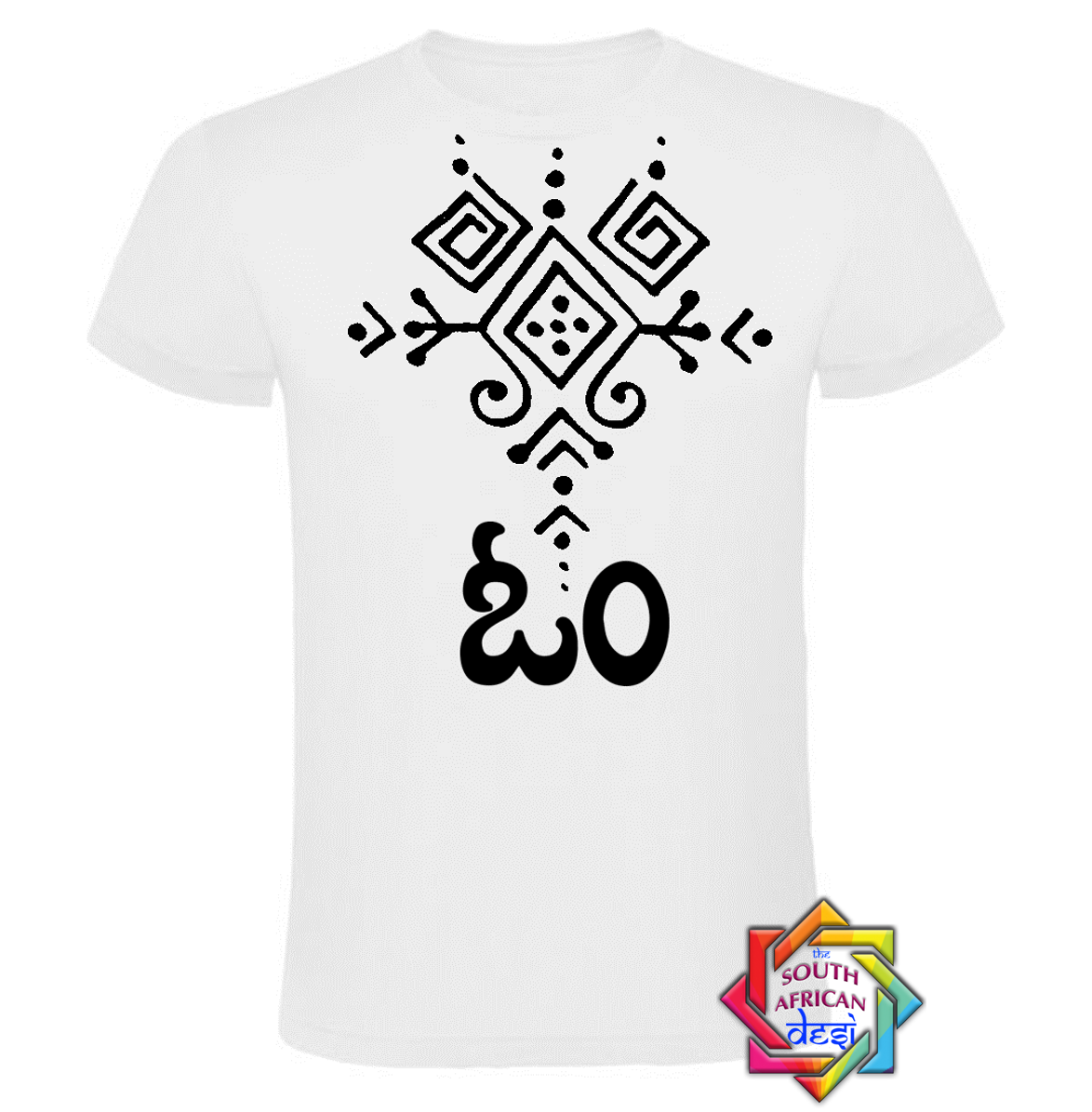 TELEGU AUM PATTERN T-SHIRT