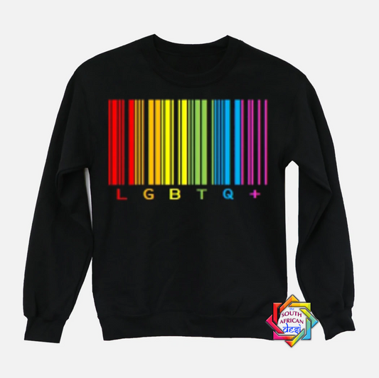 LGBTQ+ BARCODE HOODIE/SWEATER | UNISEX