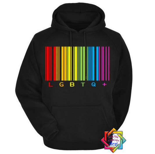 LGBTQ+ BARCODE HOODIE/SWEATER | UNISEX